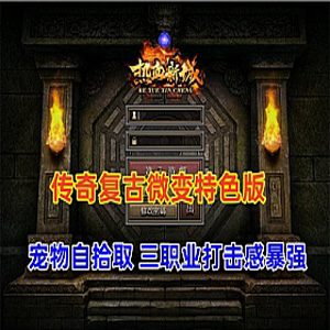 传奇单机版 精品三职业 带视频教程 复古微变-热血新城 特色版